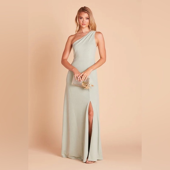 Birdy Grey Dresses & Skirts - Birdy grey - sage crepe bridesmaid dress